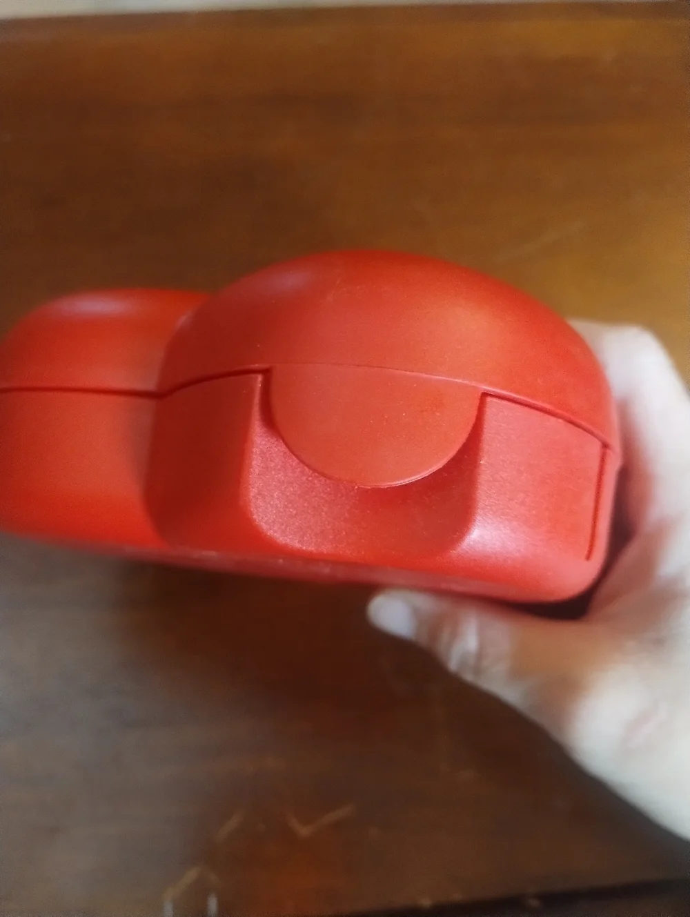 New Tupperware Heart Shaped Container Red Snack Holder Valentine Candy Storage